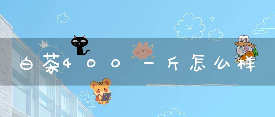 白茶400一斤怎么样