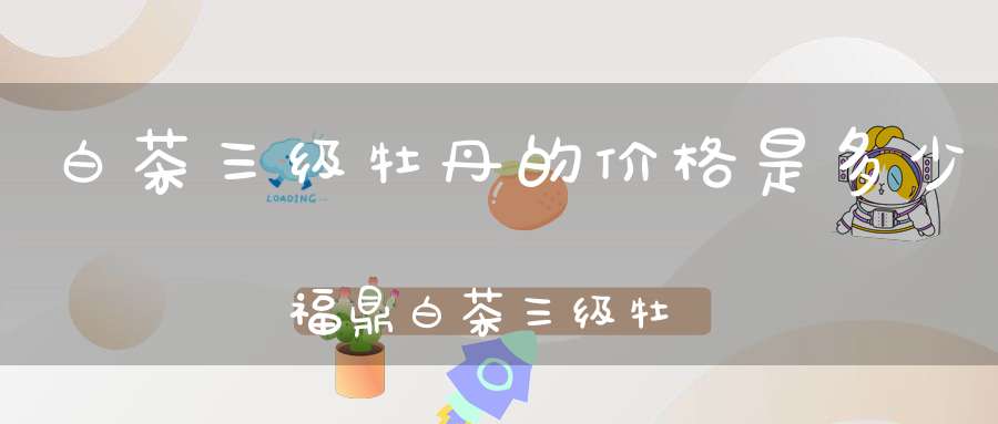 白茶三级牡丹的价格是多少福鼎白茶三级牡丹一斤多少钱