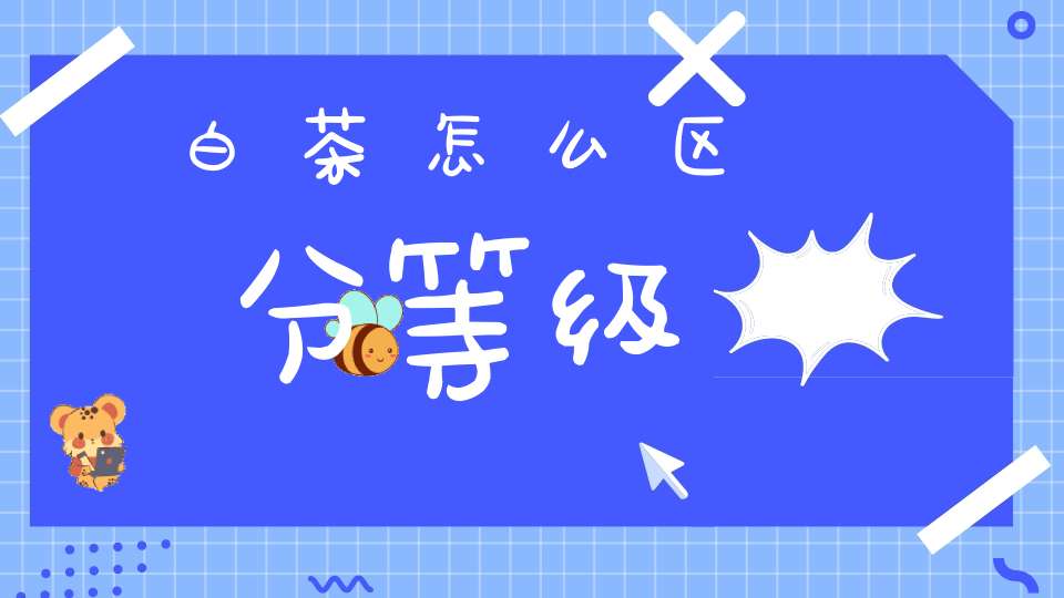 白茶怎么区分等级