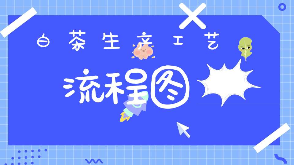 白茶生产工艺流程图