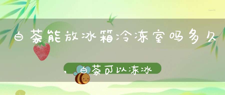 白茶能放冰箱冷冻室吗多久,白茶可以冻冰箱吗