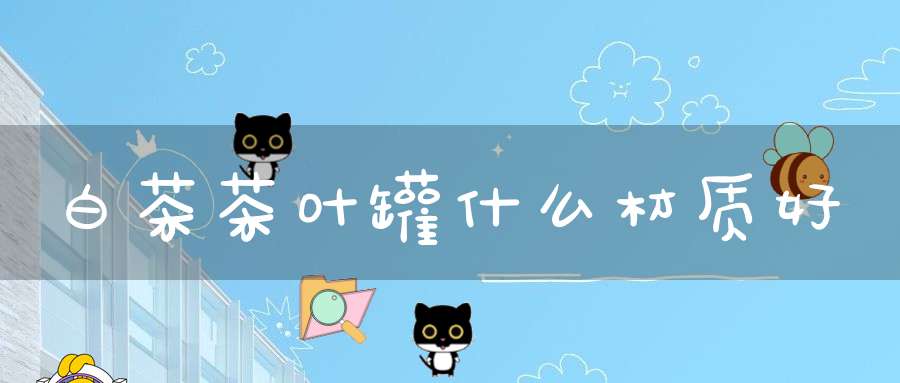 白茶茶叶罐什么材质好