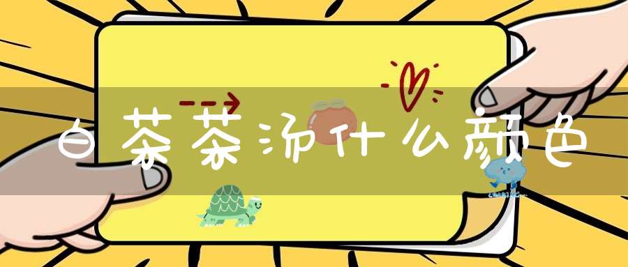 白茶茶汤什么颜色