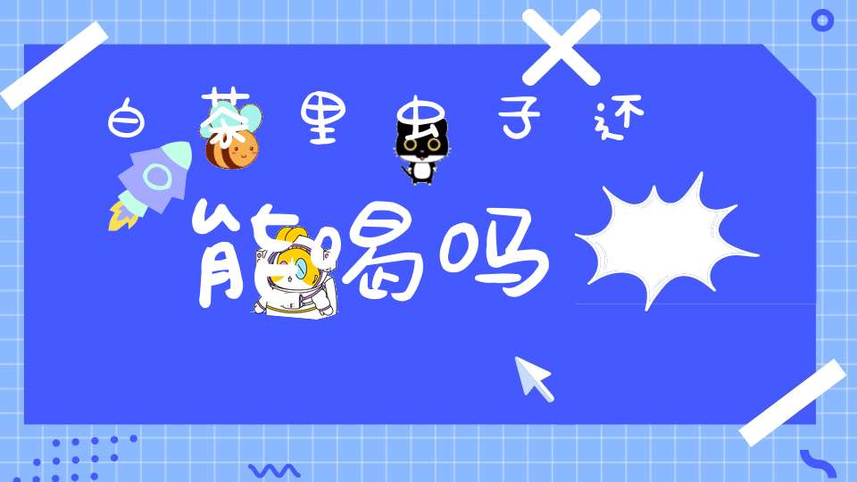 白茶里虫子还能喝吗