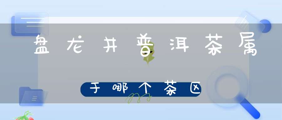 盘龙井普洱茶属于哪个茶区