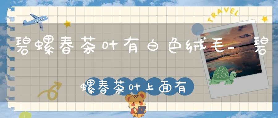 碧螺春茶叶有白色绒毛_碧螺春茶叶上面有白色的毛茸茸
