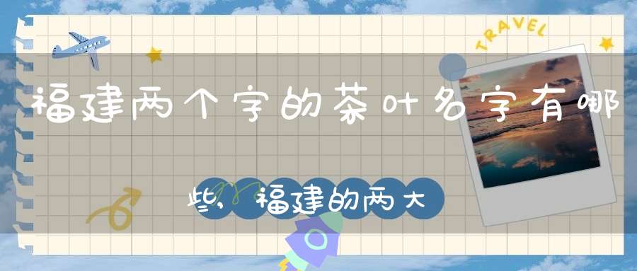 福建两个字的茶叶名字有哪些,福建的两大名茶