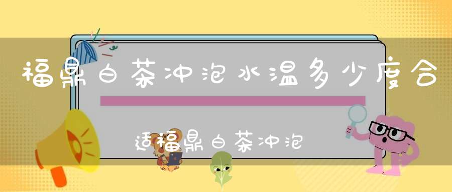福鼎白茶冲泡水温多少度合适福鼎白茶冲泡水温多少合适