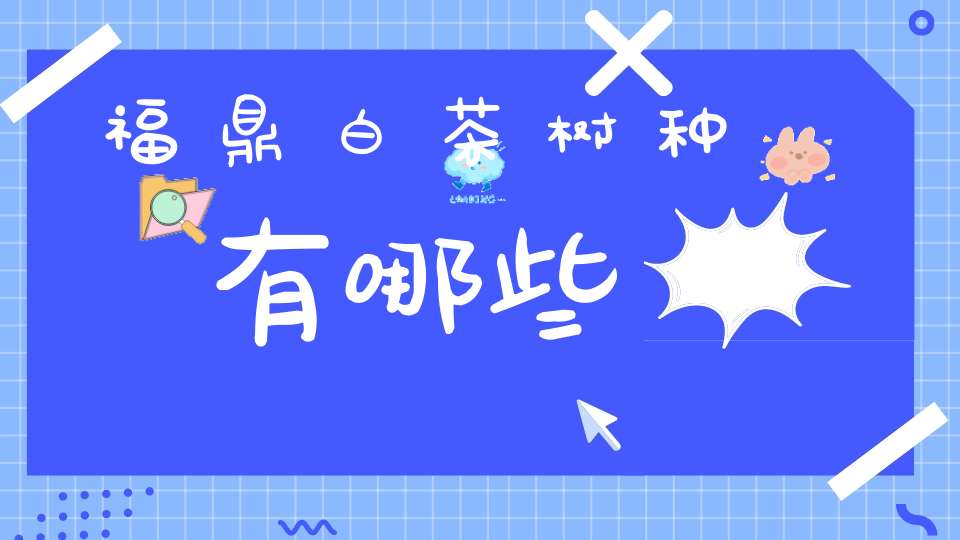 福鼎白茶树种有哪些
