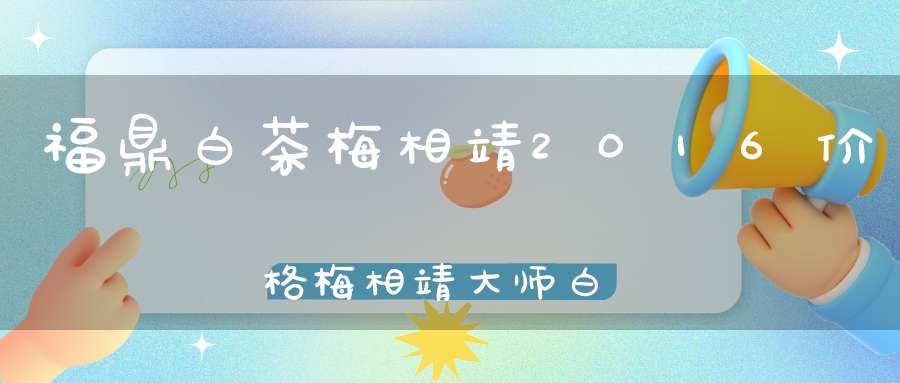 福鼎白茶梅相靖2016价格梅相靖大师白茶寿眉