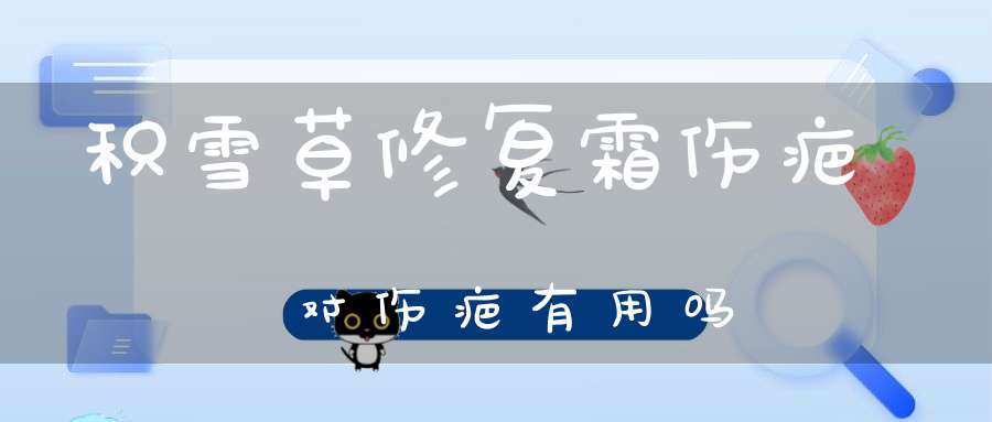 积雪草修复霜伤疤对伤疤有用吗？