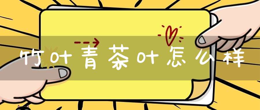 竹叶青茶叶怎么样