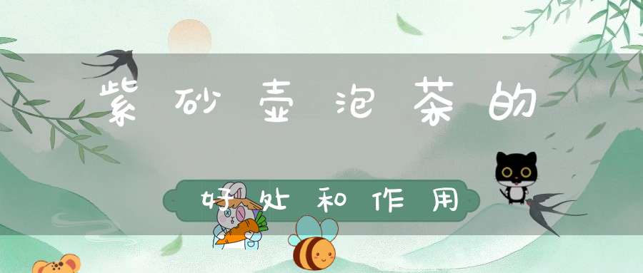 紫砂壶泡茶的好处和作用