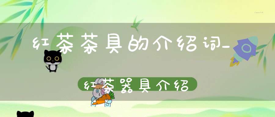 红茶茶具的介绍词_红茶器具介绍