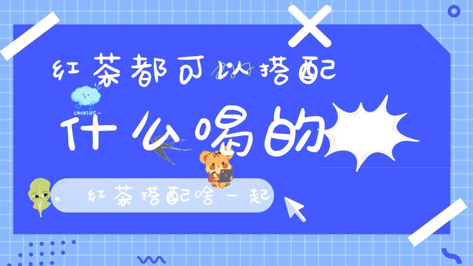 红茶都可以搭配什么喝的,红茶搭配啥一起泡最好