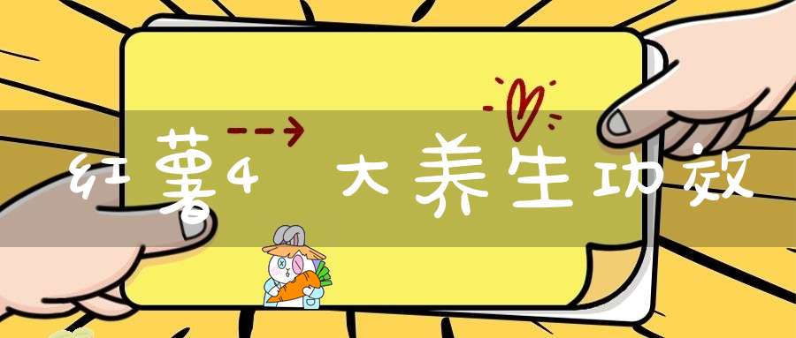 红薯4大养生功效