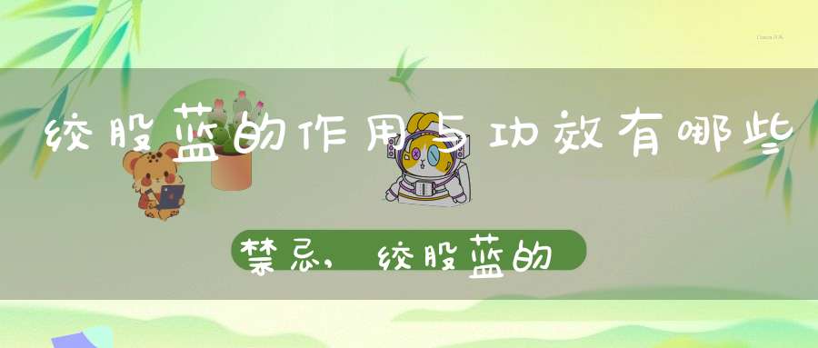 绞股蓝的作用与功效有哪些禁忌,绞股蓝的作用与功效有哪些呢
