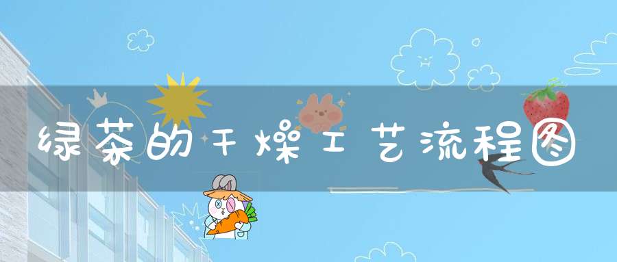 绿茶的干燥工艺流程图