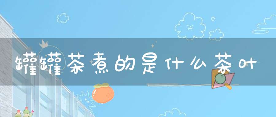 罐罐茶煮的是什么茶叶