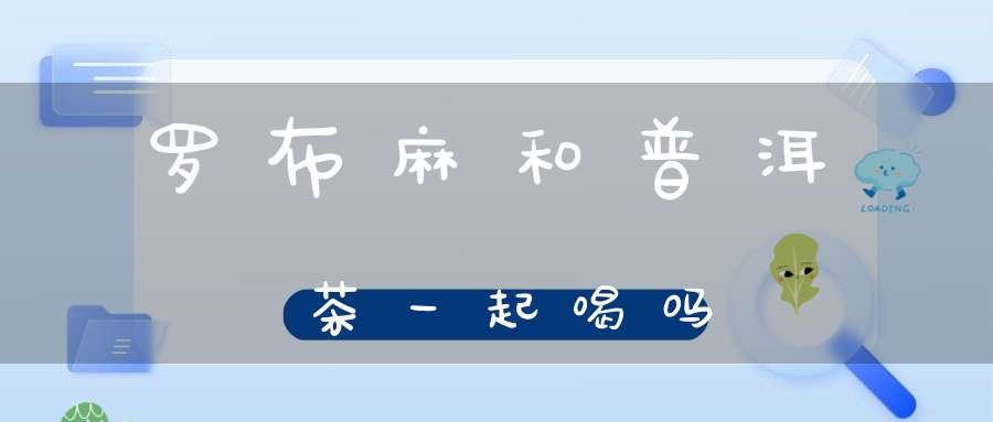 罗布麻和普洱茶一起喝吗