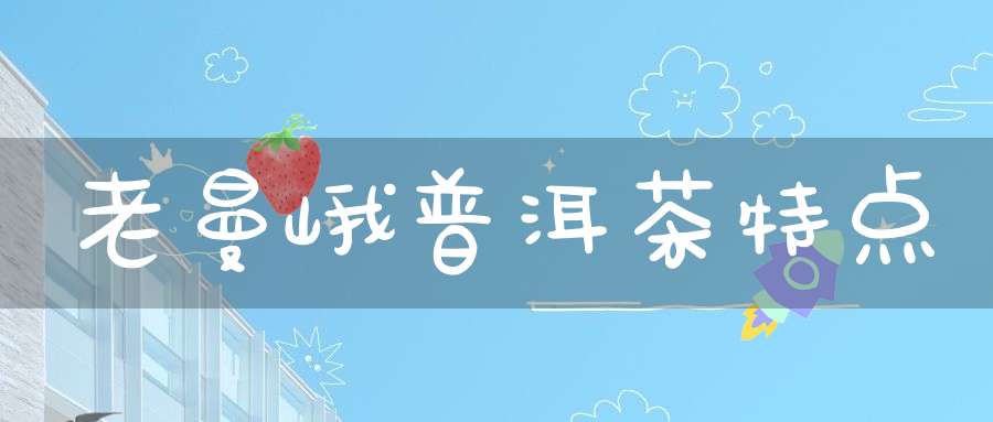 老曼峨普洱茶特点