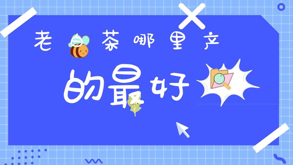 老白茶哪里产的最好