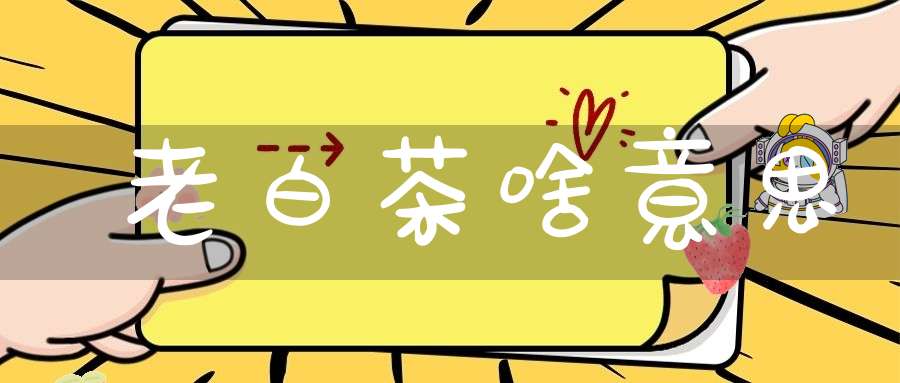 老白茶啥意思