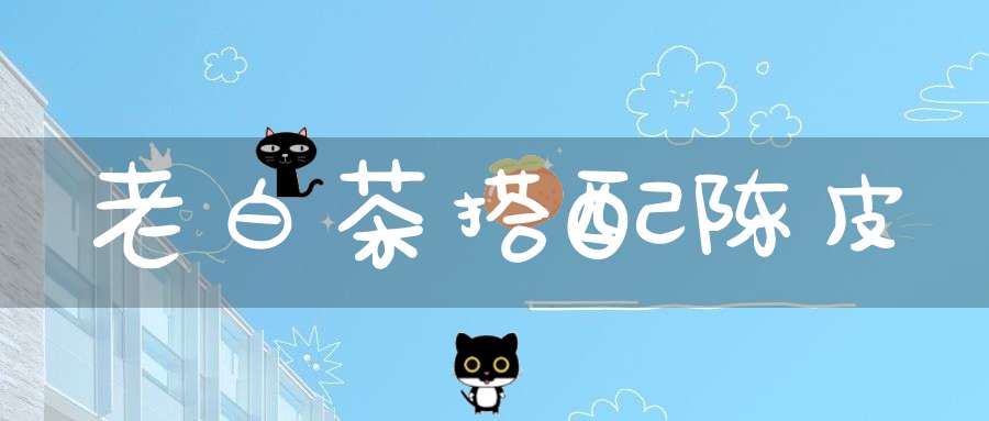 老白茶搭配陈皮