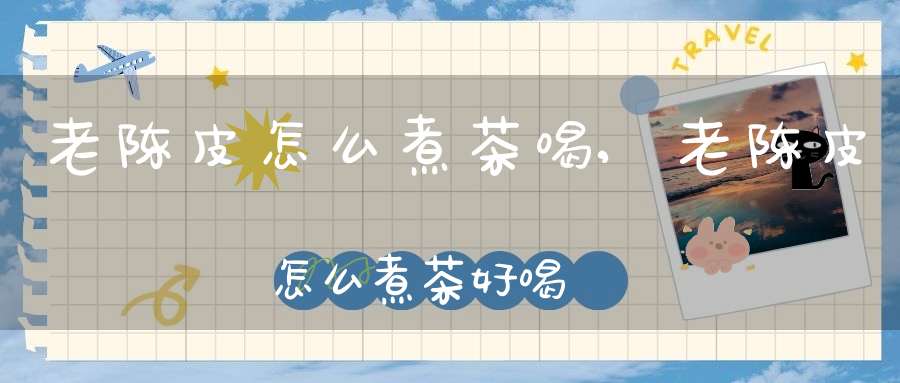 老陈皮怎么煮茶喝,老陈皮怎么煮茶好喝