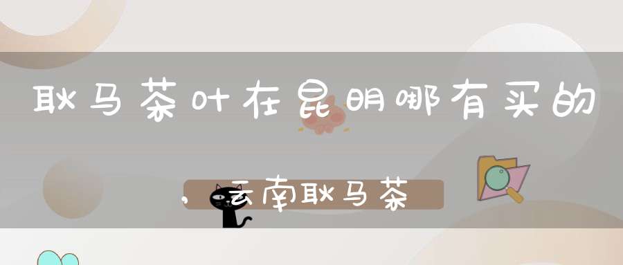 耿马茶叶在昆明哪有买的,云南耿马茶