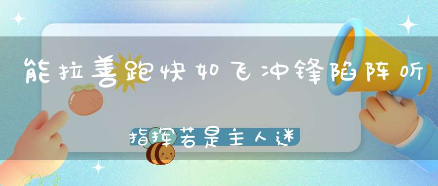 能拉善跑快如飞，冲锋陷阵听指挥，若是主人迷了路，它能驮你把家回 （猜一动物）