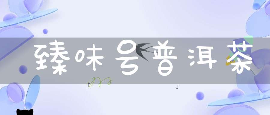 臻味号普洱茶