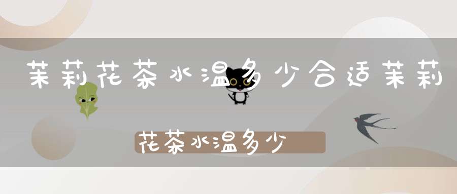 茉莉花茶水温多少合适茉莉花茶水温多少