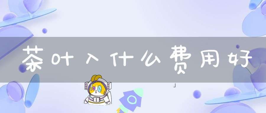 茶叶入什么费用好