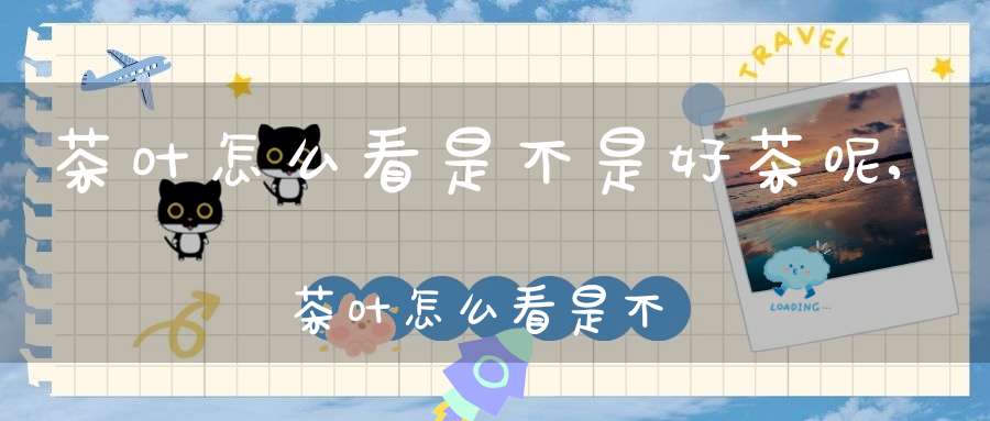茶叶怎么看是不是好茶呢,茶叶怎么看是不是好茶叶呢