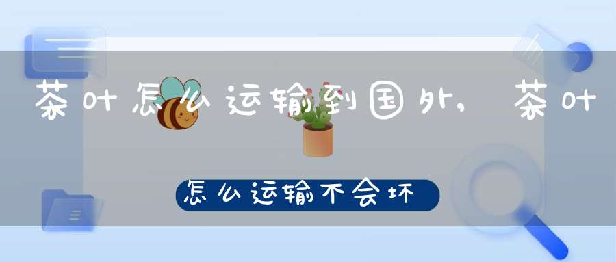 茶叶怎么运输到国外,茶叶怎么运输不会坏