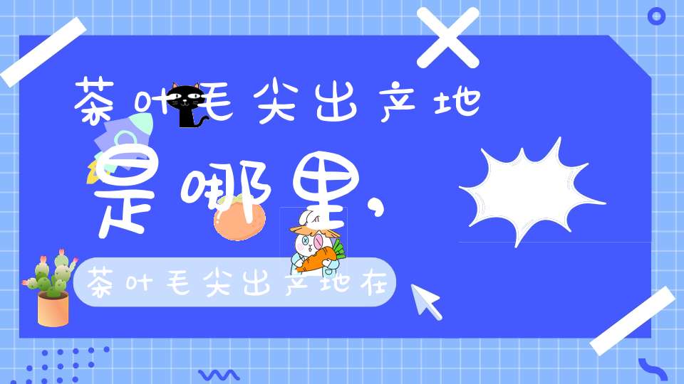 茶叶毛尖出产地是哪里,茶叶毛尖出产地在哪里