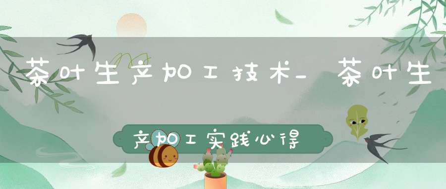 茶叶生产加工技术_茶叶生产加工实践心得体会