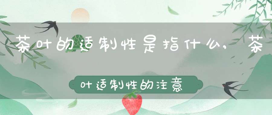 茶叶的适制性是指什么,茶叶适制性的注意事项