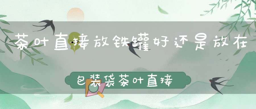 茶叶直接放铁罐好还是放在包装袋茶叶直接放铁罐行吗