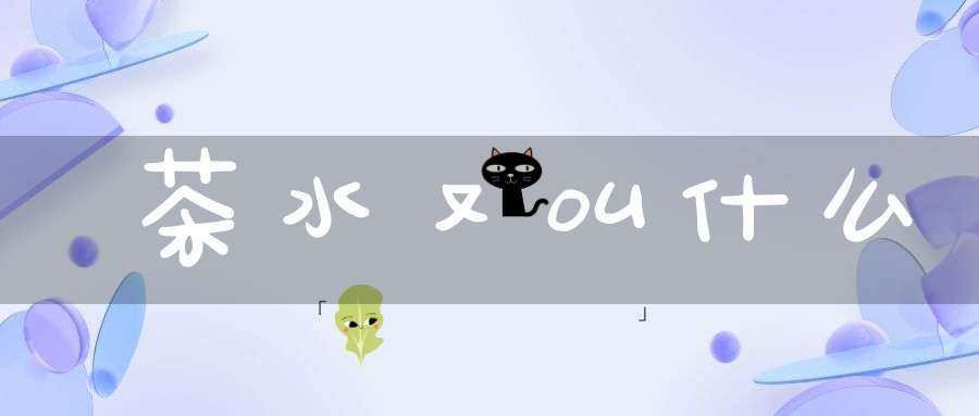 茶水又叫什么