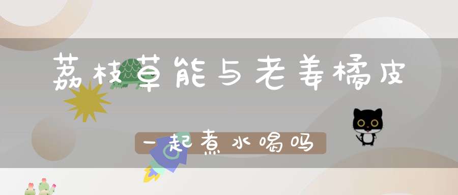 荔枝草能与老姜橘皮一起煮水喝吗？