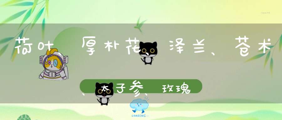 荷叶、厚朴花、泽兰、苍术、太子参、玫瑰花泡茶孕妇能喝吗？