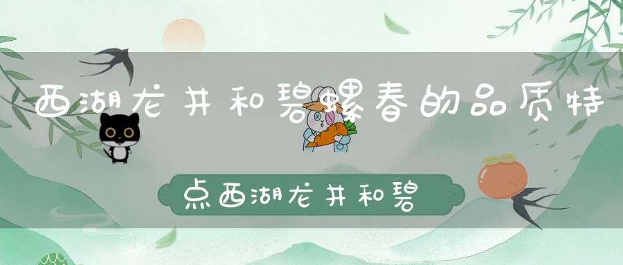 西湖龙井和碧螺春的品质特点西湖龙井和碧螺春哪个更高档