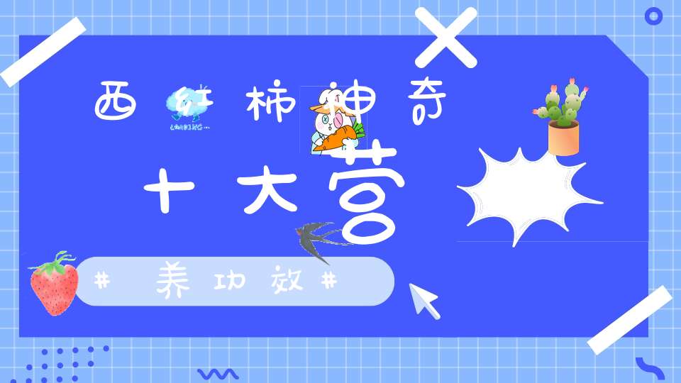 西红柿神奇十大营养功效