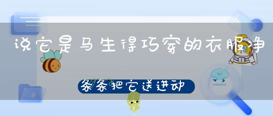 说它是马生得巧，穿的衣服净条条，把它送进动物园，大人小孩都爱瞧。 （猜一动物）