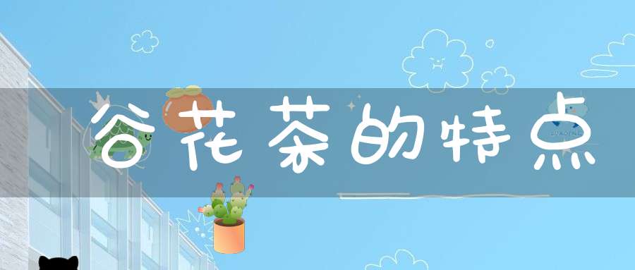 谷花茶的特点