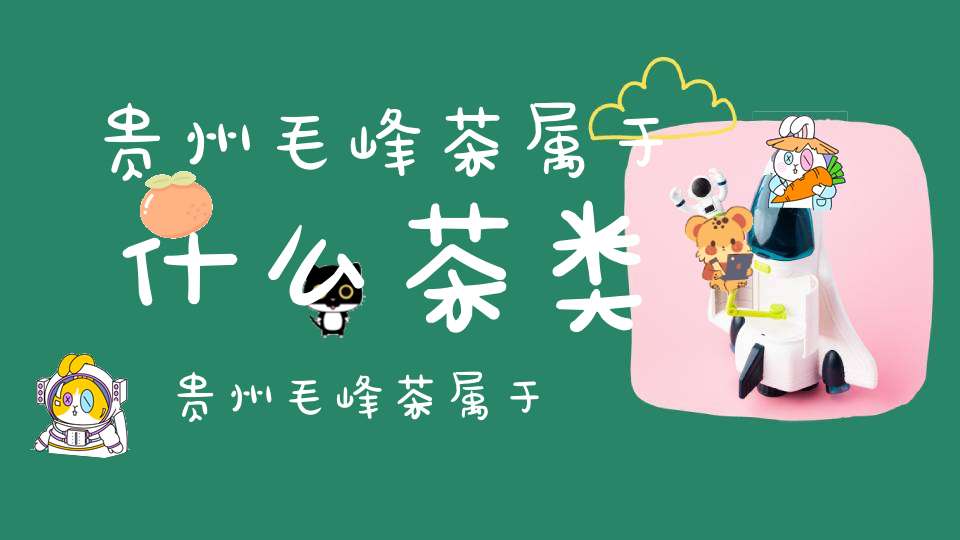 贵州毛峰茶属于什么茶类,贵州毛峰茶属于什么茶种类