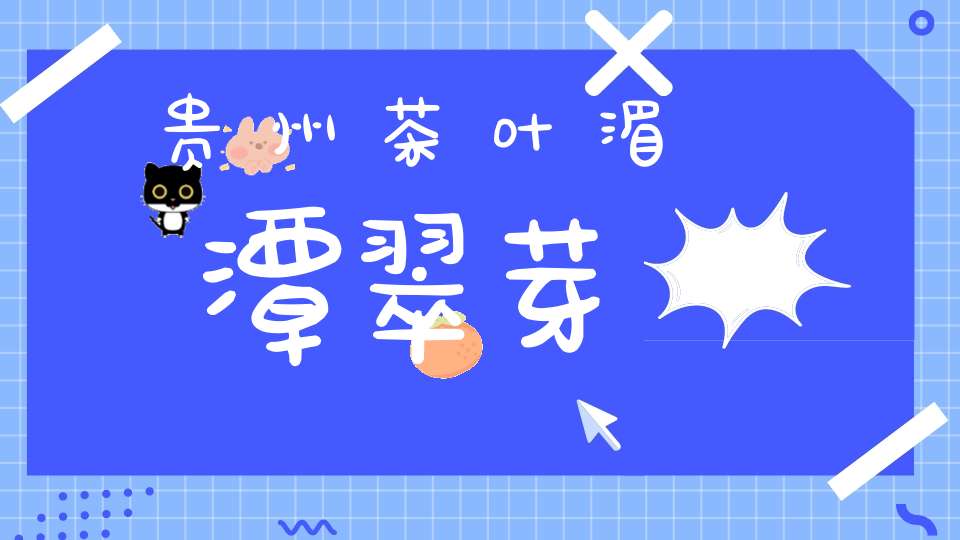 贵州茶叶湄潭翠芽
