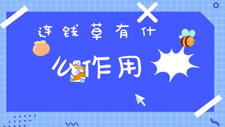 连钱草有什么作用？